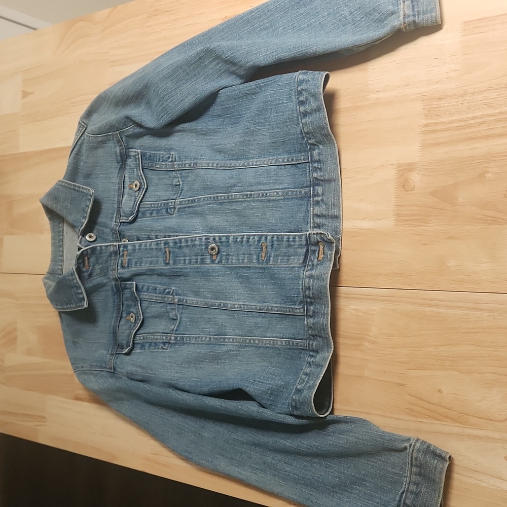 Gap Jean Jacket - Large Fitted - image 2